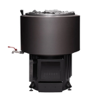 Narvi Luosto VS Wood-Burning Sauna Stove with Water Tank, Grey