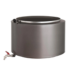Narvi Luosto VS Wood-Burning Sauna Stove with Water Tank, Grey