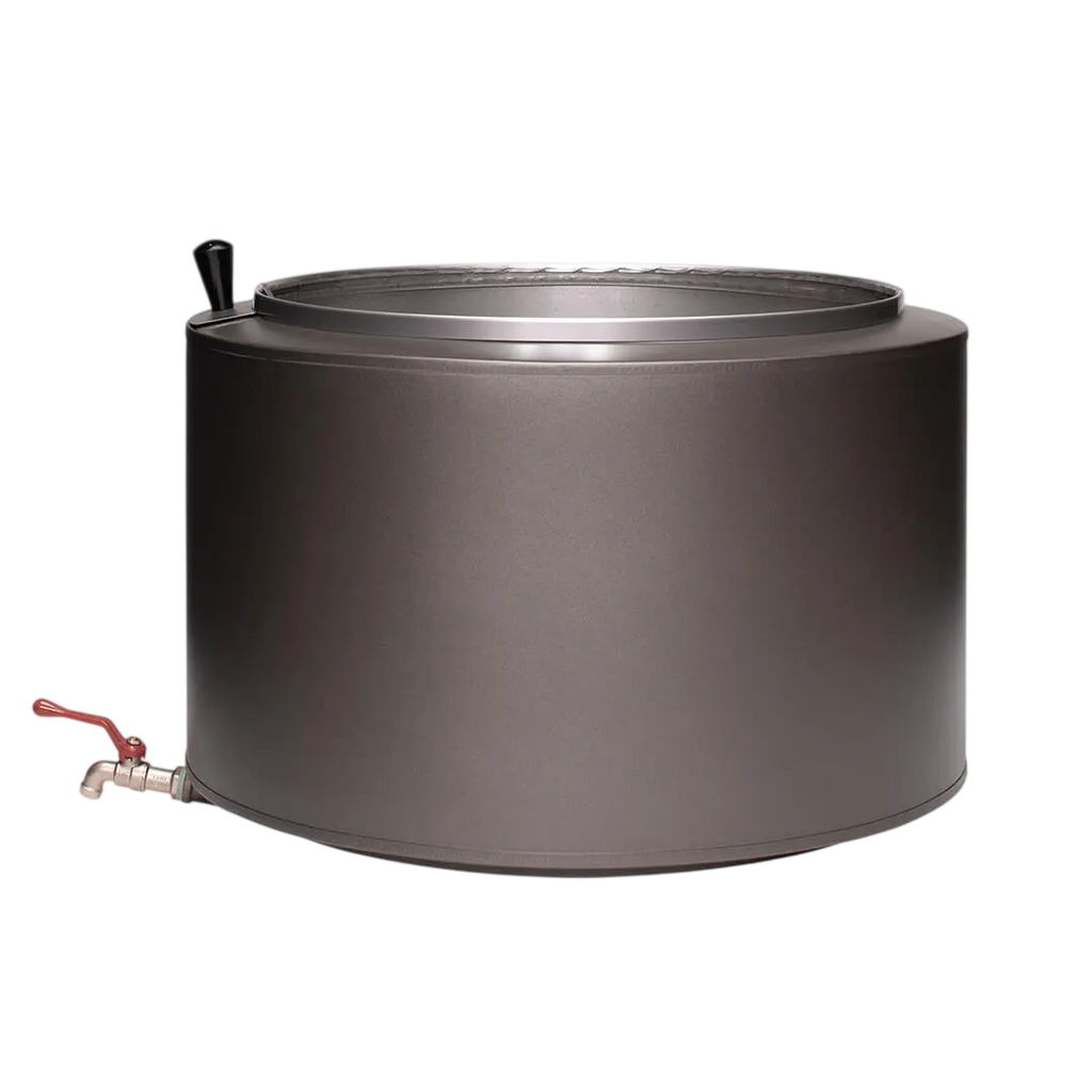 Narvi Luosto VS Wood-Burning Sauna Stove with Water Tank, Grey