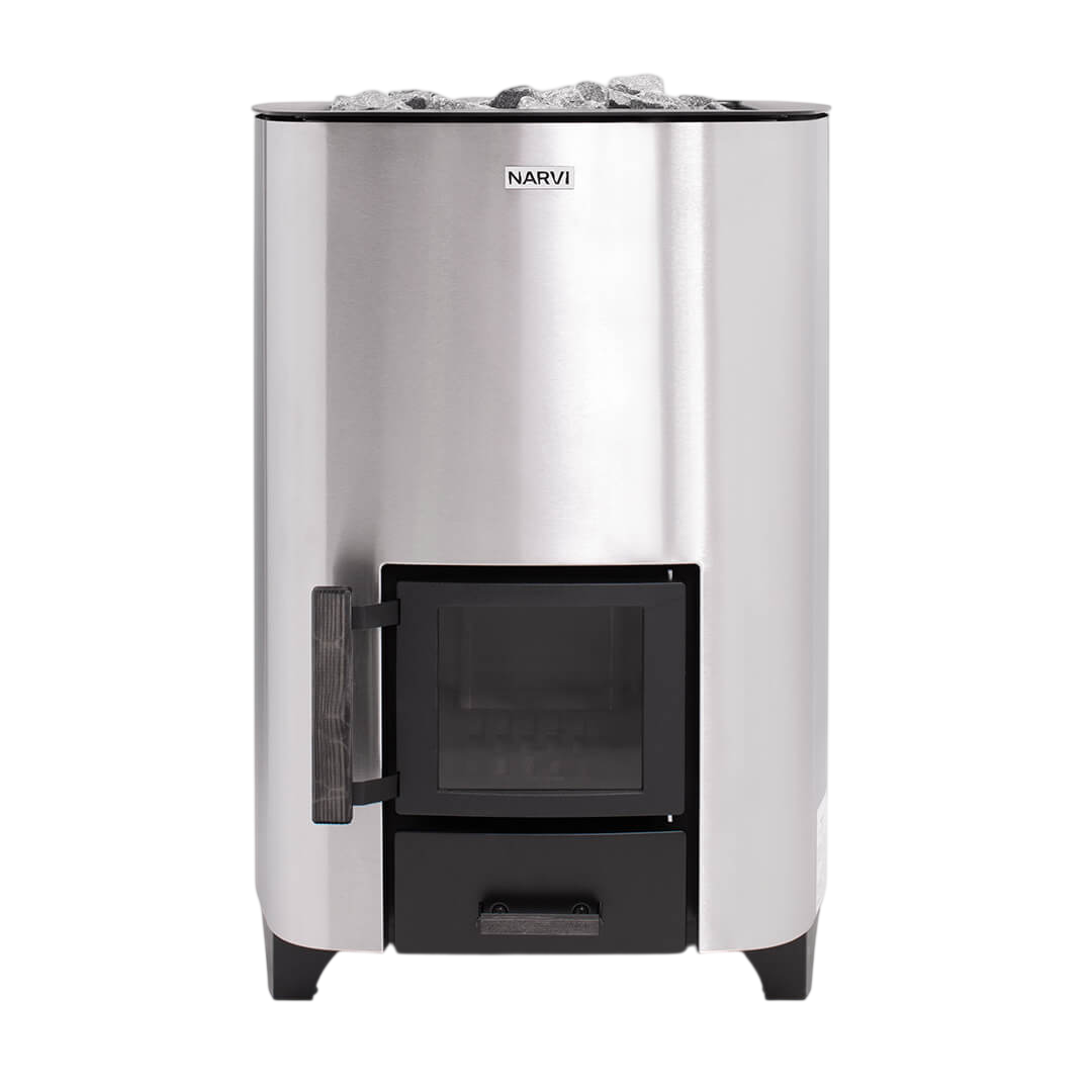 Narvi NC 20 Stainless Wood-Burning Sauna Stove