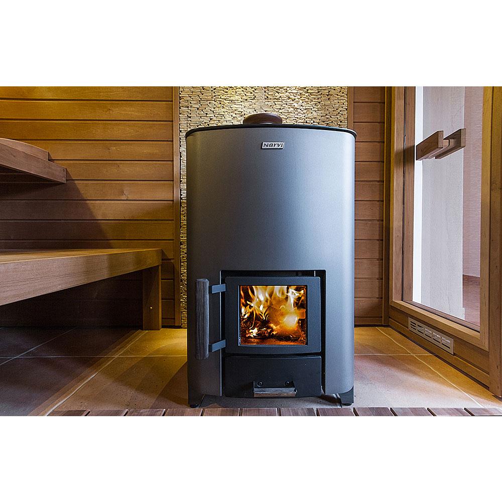 Narvi NC 20 Stainless Wood-Burning Sauna Stove