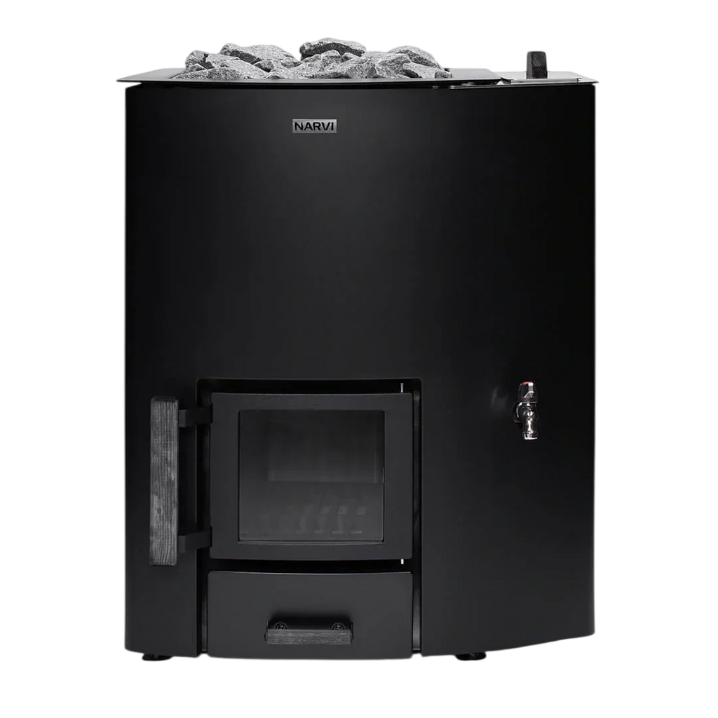 Narvi NC 20 VSO Wood-Burning Sauna Stove with Water Tank