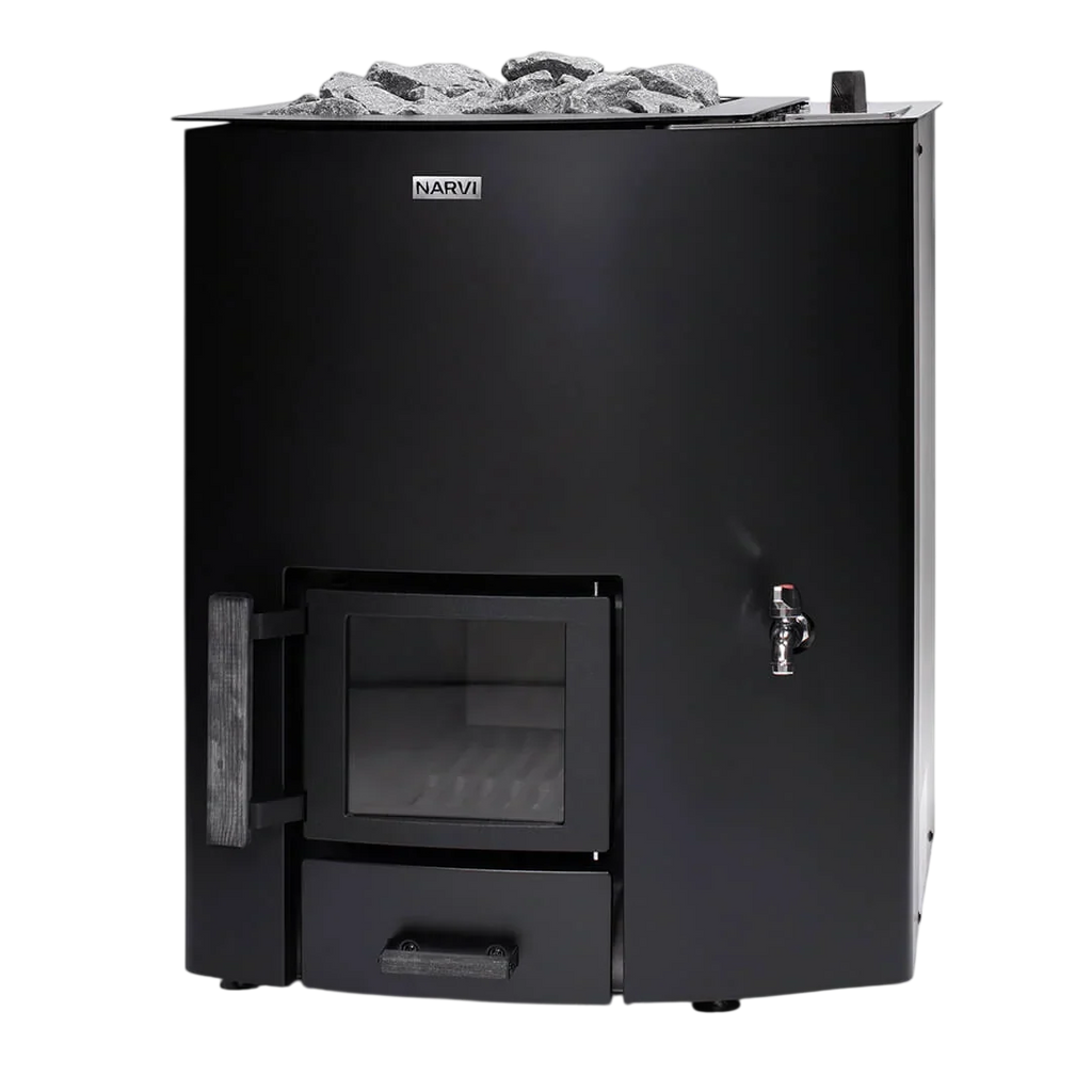 Narvi NC 20 VSO Wood-Burning Sauna Stove with Water Tank