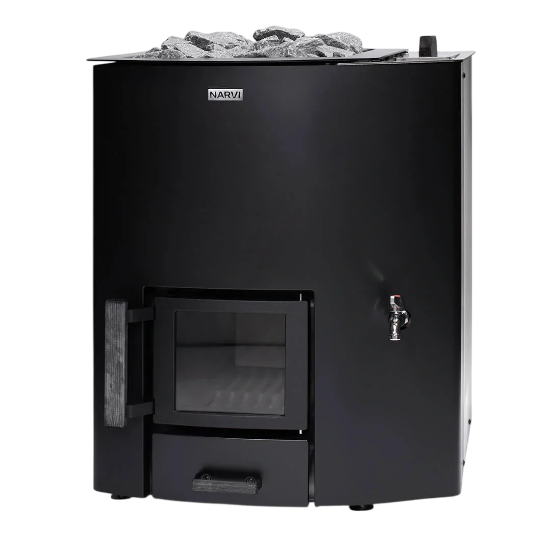 Narvi NC 20 VSO Wood-Burning Sauna Stove with Water Tank