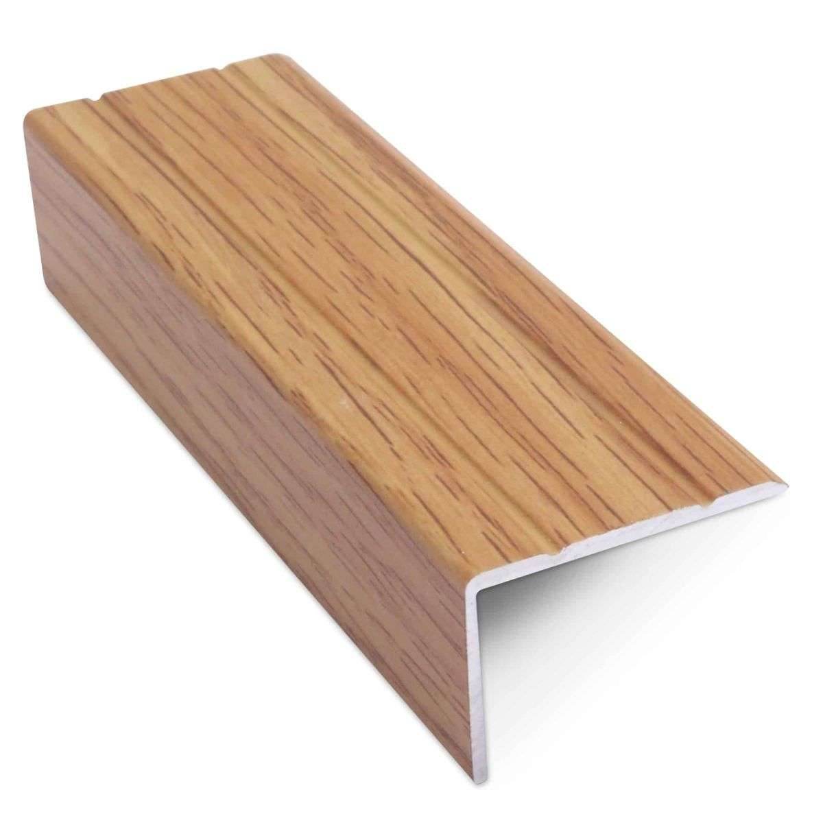 NAS - Aluminium Retro Fit Self Adhesive Non Slip Stair Nosing 30x20mm - Cayrus World of Finishing