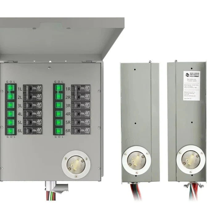 Natures Generator 12-Circuit 120/240V 30A Non-Automatic Power Transfer Switch