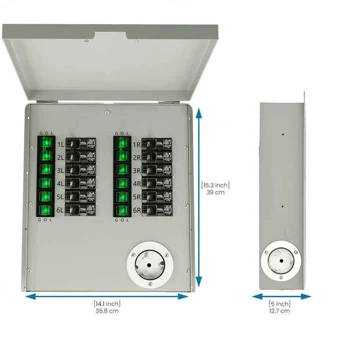Natures Generator 12-Circuit 120/240V 50A Non-Automatic Power Transfer Switch
