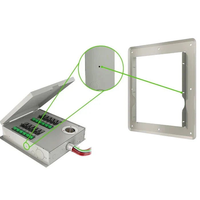 Natures Generator 12-Circuit Power Transfer Switch Flush Mount