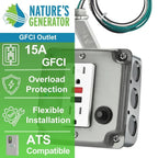 Natures Generator 15A GFCI Power Outlet Box