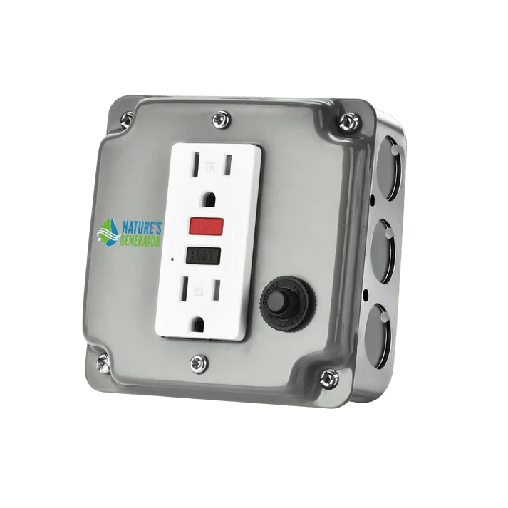 Natures Generator 15A GFCI Power Outlet Box