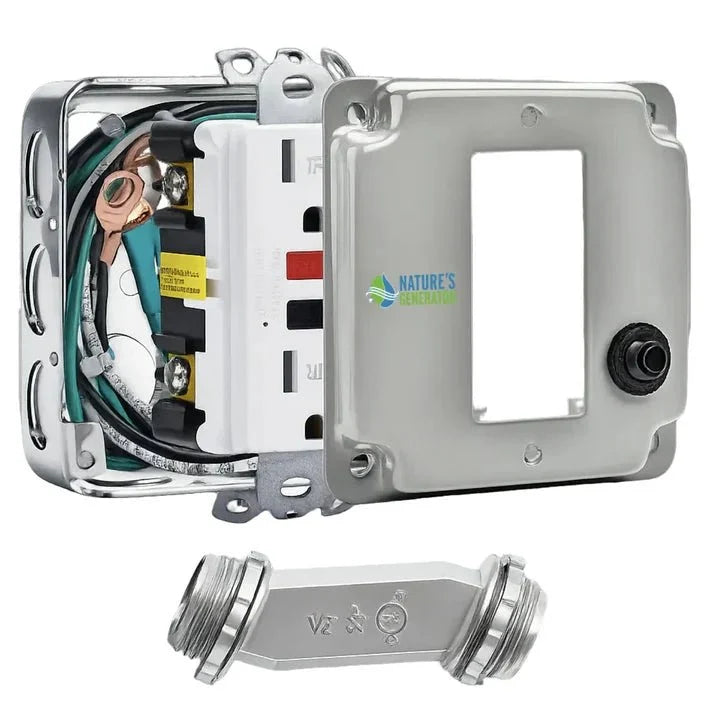 Natures Generator 15A GFCI Power Outlet Box