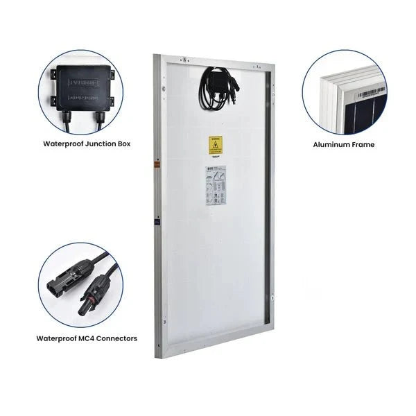 Natures Generator 2 x 100W Monocrystalline Power Panel