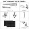 Natures Generator 2 x 410 Watt Monocrystalline Solar Panel With Solar Panel Mount Rack - Off Grid Stores