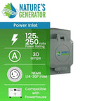 Natures Generator 30A Power Inlet Box