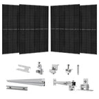Natures Generator 4 x 410 Watt Monocrystalline Solar Panel With Solar Panel Mount Rack