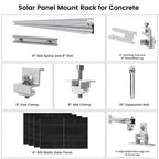 Natures Generator 4 x 410 Watt Monocrystalline Solar Panel With Solar Panel Mount Rack - Off Grid Stores