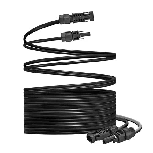 Natures Generator 50 Foot Quick Release MC4 Extension Cables for MyGrid 10K System