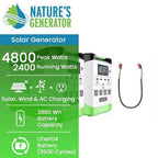 Natures Generator Lithium 1800 Combo