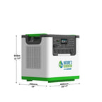Natures Generator Lithium 3600 Solar Generator + 200W Folding Solar Panel