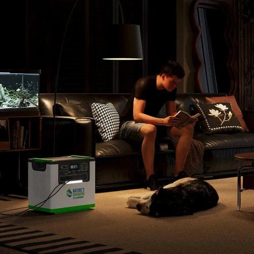 Natures Generator Lithium 3600 Solar Generator With Power Pod + 4 x 100W Monocrystalline Solar Panel