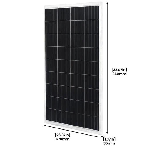 Natures Generator Lithium 3600 Solar Generator With Power Pod + 4 x 100W Monocrystalline Solar Panel