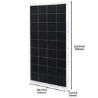 Natures Generator Lithium 3600 With 2 x 100W Monocrystalline Solar Panel + Wind Turbine