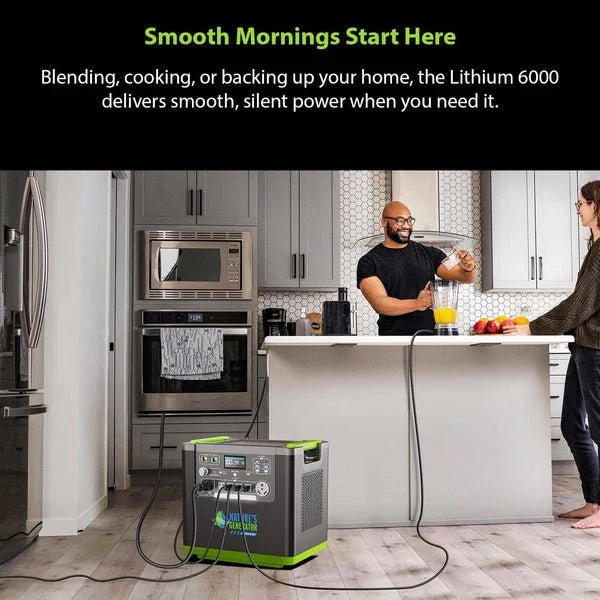 Natures Generator Lithium 6000 Power Station