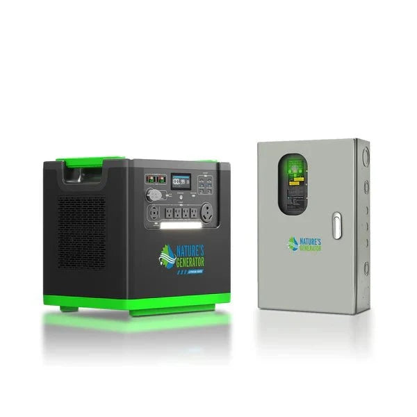 Natures Generator Lithium 6000 Solar Generator With Transfer Switch - Off Grid Stores