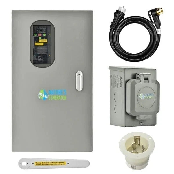 Natures Generator Lithium 6000 Solar Generator With Transfer Switch