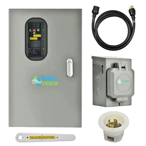 Natures Generator Lithium 6000 Solar Generator With Transfer Switch