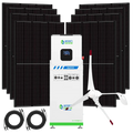 Natures Generator MyGrid 10K + 8 x 410W Rigid Solar Panel + 350W Wind Turbine
