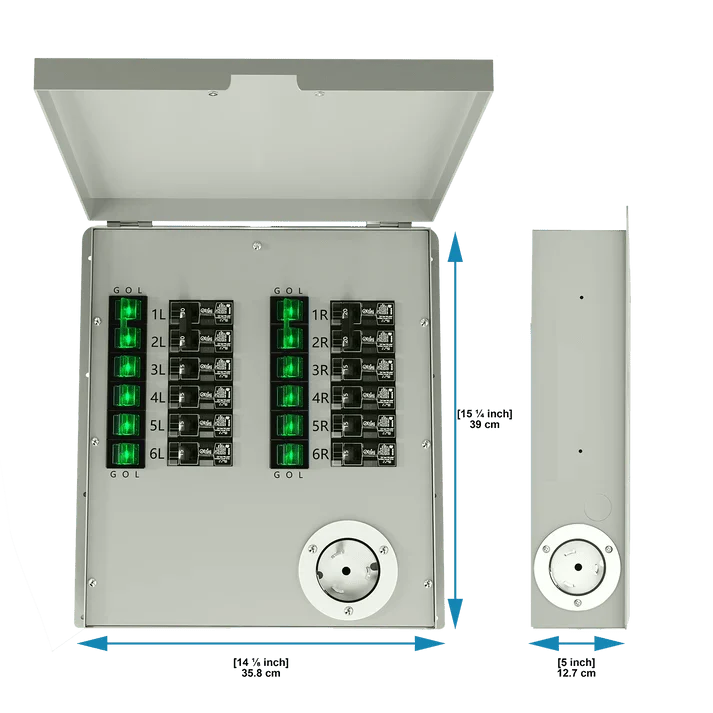 Natures Generator MyGrid 10k + 8 x 410W Rigid Panels + 50A Manual Transfer Switch + GFCI Box + Smart Plug