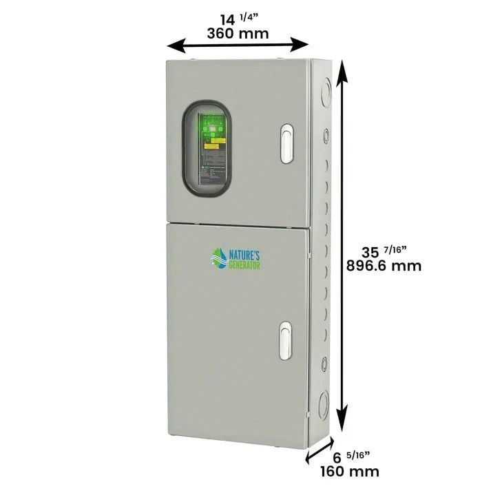 Natures Generator MyGrid 10K + Solar Battery + 125A Automatic Transfer Switch