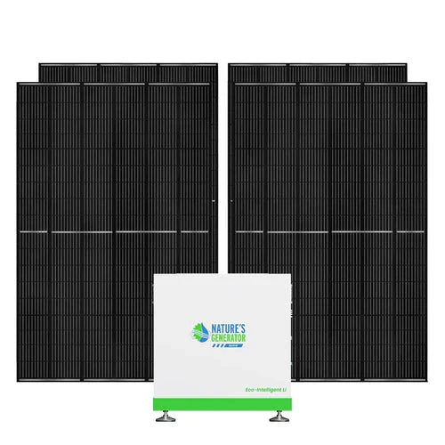 Natures Generator MyGrid 10K Solar Battery With 4 x 410W Rigid Solar Panels
