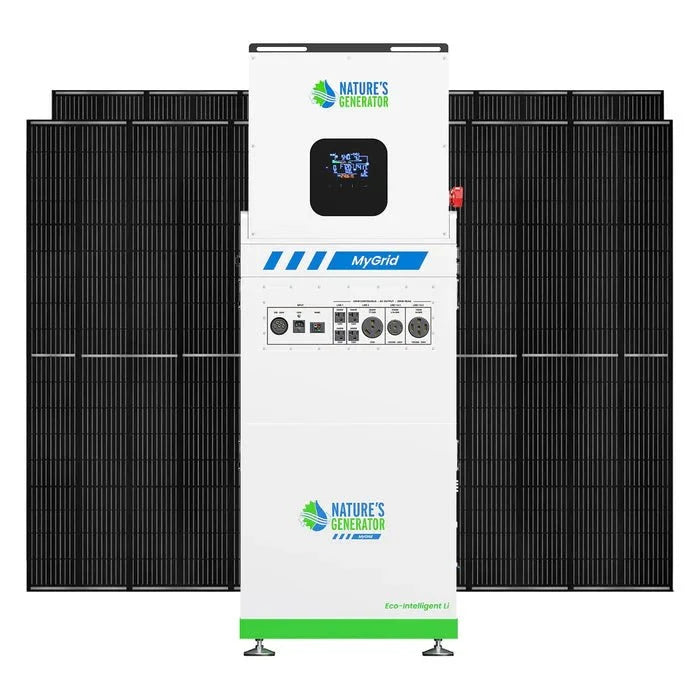 Natures Generator MyGrid 10K With 4 x 410W Rigid Solar Panel