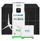 Natures Generator MyGrid 10K With Solar Battery + 8 x 410W Rigid Solar Panel + 350W Wind Turbine
