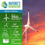 Natures Generator Powerhouse Wind Turbine