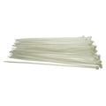 100 Cable Ties (2.5mm x 200mm) Neutral