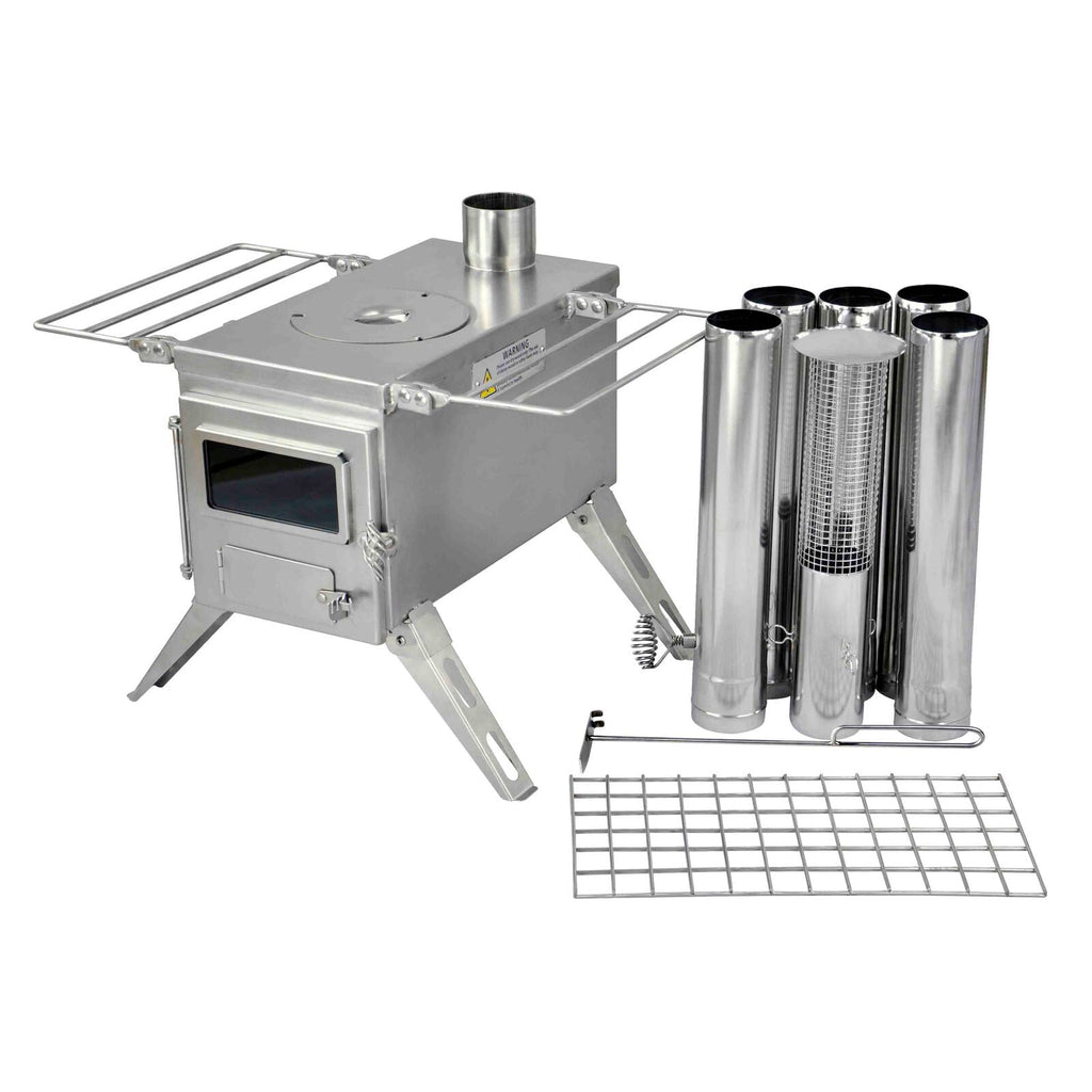 Nomad Camping stove - Medium Size / Stainless Steel