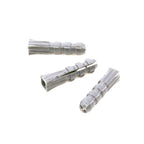 FHC Ribbed Wall Anchors Without Shoulders [1/4" x 1"] 100/pk - NFC1349