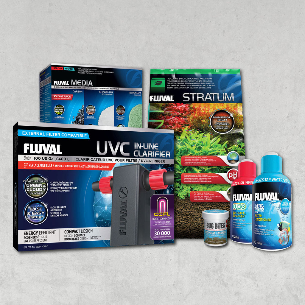 Fluval Siena 272 Aquarium & Cabinet Plus Bundle