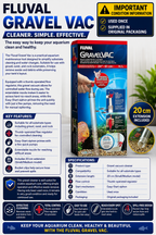 Fluval Gravel Vac Medium - Easy-Start Siphon & Flow Control