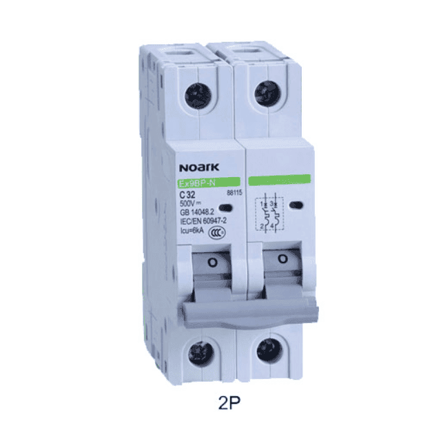 Noark 10A 2-Pole 360V Non-polarised DC Solar Circuit Breaker