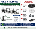 Stainless Steel Air Manifolds (4mm Inlet)