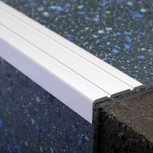 NAS - Aluminium Retro Fit Self Adhesive Non Slip Stair Nosing 30x20mm