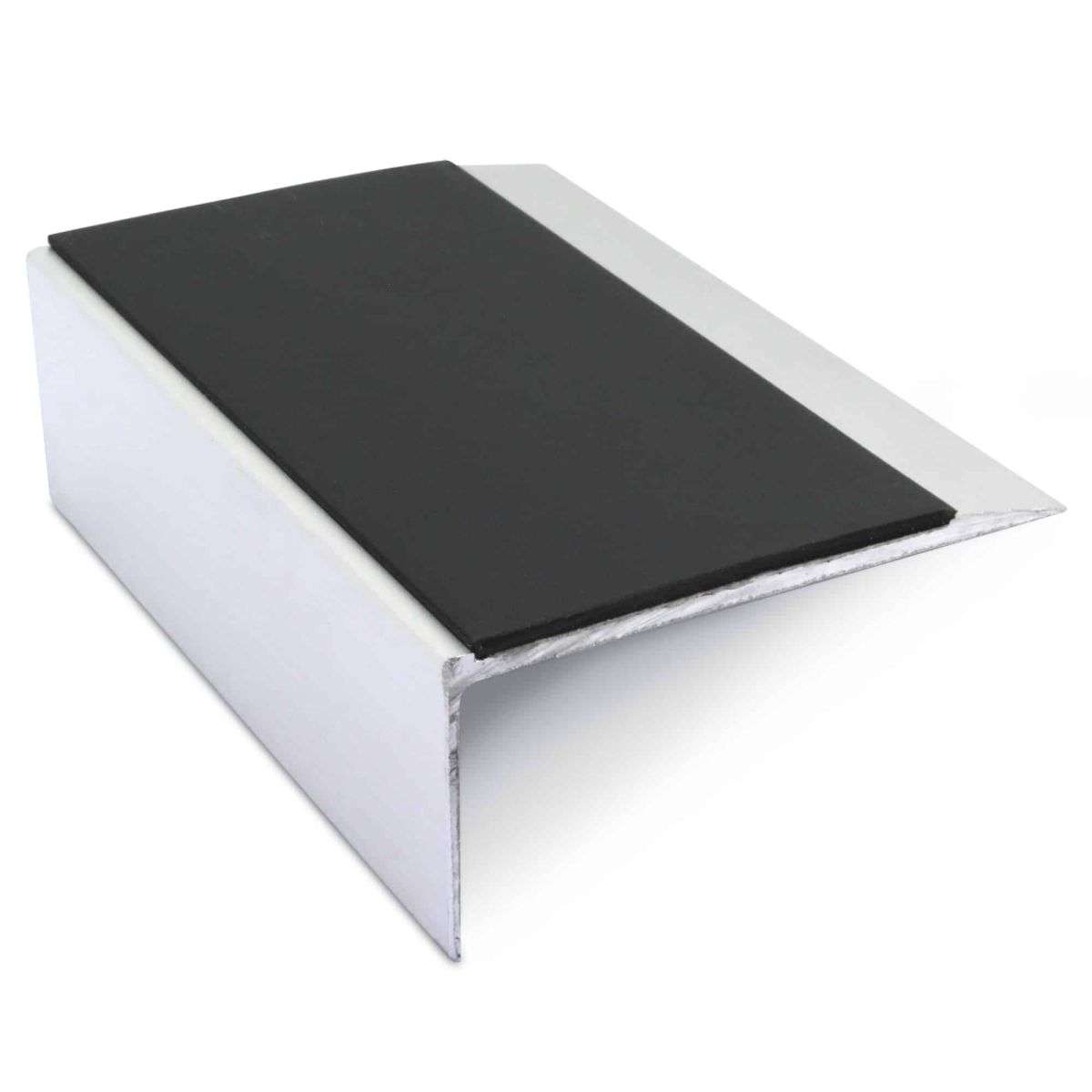 NSL15 Aluminium Non Slip Stair Nosing Edge Trim 66 x 32mm with PVC Insert