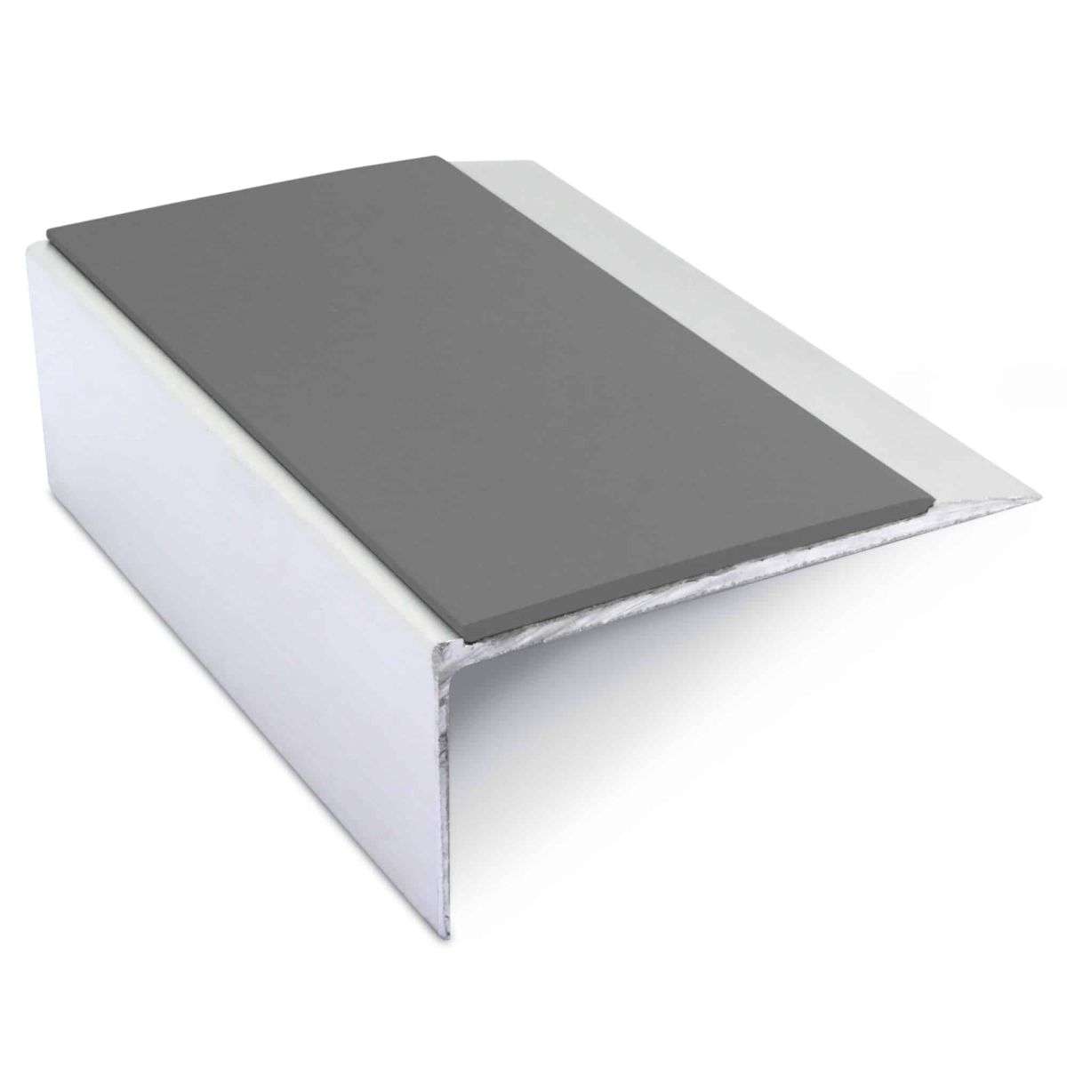 NSL15 Aluminium Non Slip Stair Nosing Edge Trim 66 x 32mm with PVC Insert