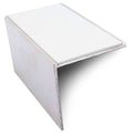 NSL19 Aluminium Non Slip Stair Nosing Edge Trim 56 x 55mm DDA Compliant with PVC Insert