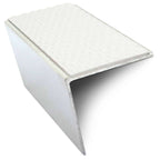 NSL20 Tredsafe Aluminium Non Slip Stair Nosing Edge Trim 57 x 55mm DDA Compliant with PVC Insert Rakeback