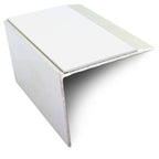 NSL21 Aluminium Non Slip Stair Nosing Edge Trim 67 x 55mm DDA Compliant with PVC Insert